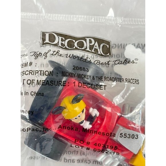 Decopac Cake Topper ~ Mickey And The Roadster Racers ~ Reusable - Picture 5 of 5